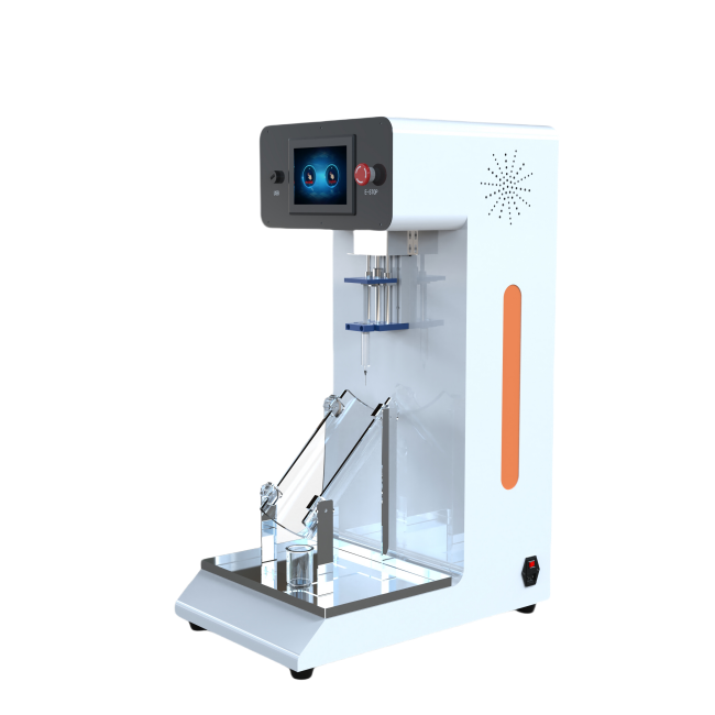 防護(hù)服拒液效率測試儀、防護(hù)服抗酸堿測試儀